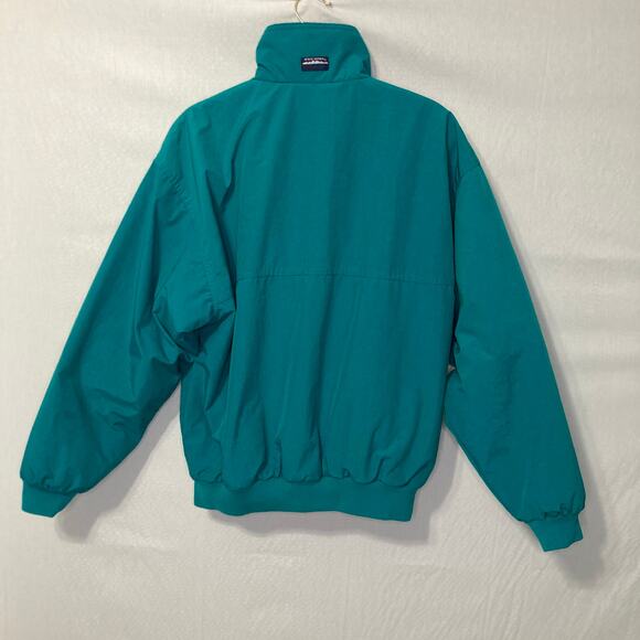 White Sierra Teal Ski Fleece‑Lined Bomber Jacket Men’s M – Retro Cozy Outdoor - Picture 3 of 10